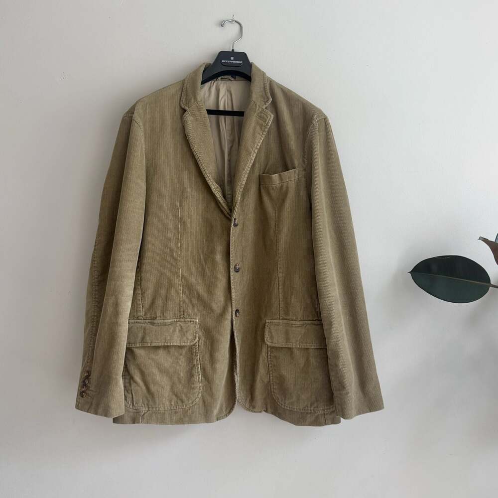 American Living Men's Tan Corduroy Sport Blazer Jacket